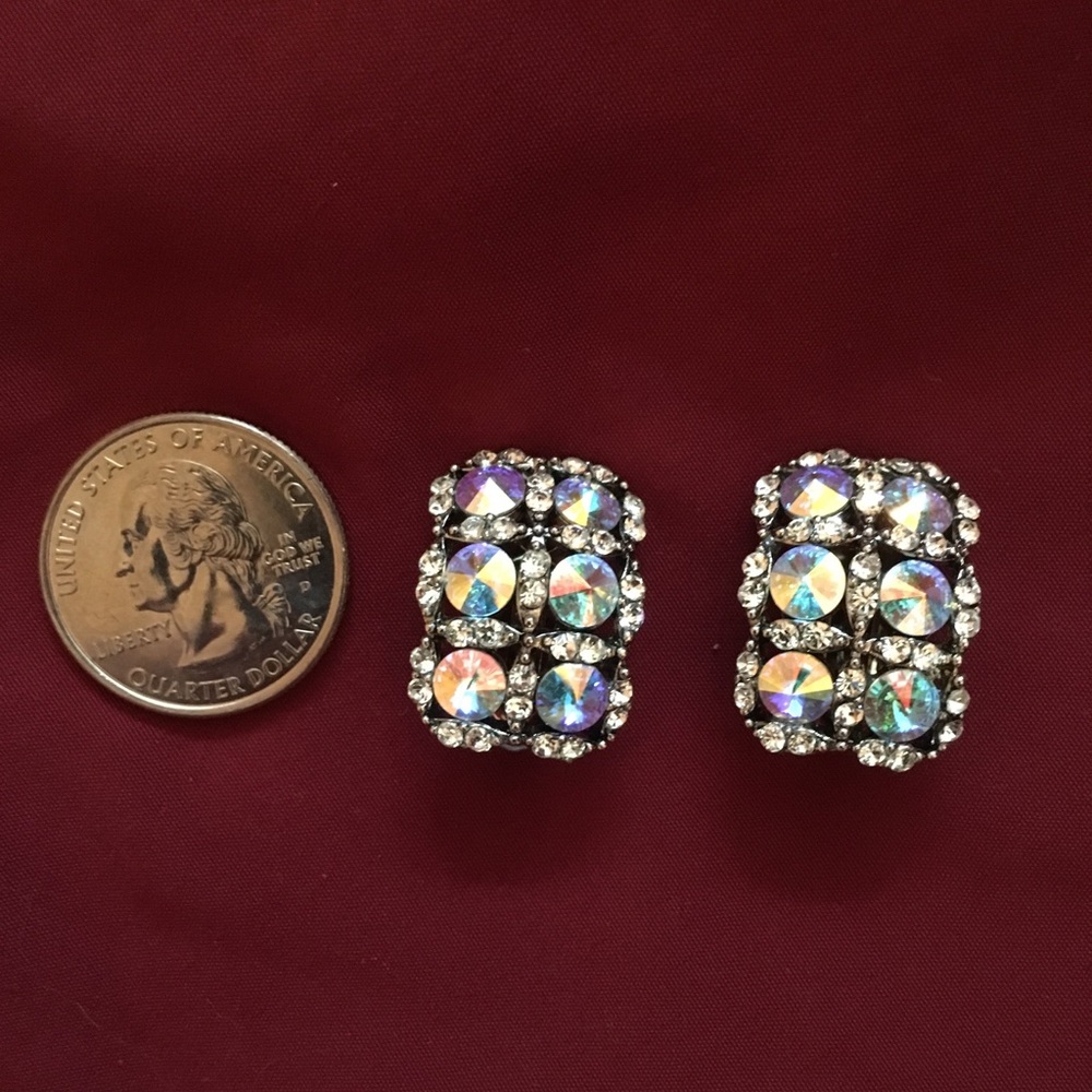 Rhinestone earrings